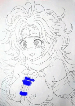 ちょっとエッチに発育した勇者ドクロリーヌちゃん。