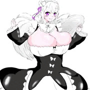 メイド服エミリアさん