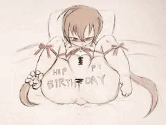 誕生日なのでプレゼントになってもらったアイちゃん先輩
