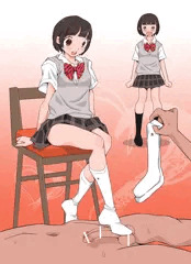 どうせなら好みの靴下でふみふみされたい♪