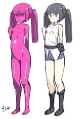 スライム化少女立ち絵
