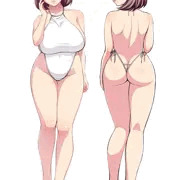 人妻汐織さんの水着
