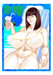 告知　暑乳見舞い(R18)　画像販売中内容