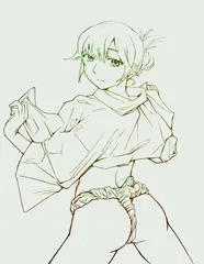 ふんどし祭り(ラフイラスト)