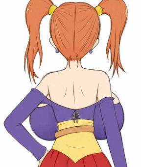 ゼシカの背中
