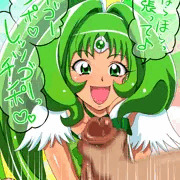 プ○キュアにオナニーを応援してもらうだけの画像