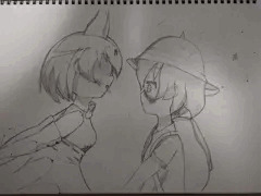何かを企むサーバル