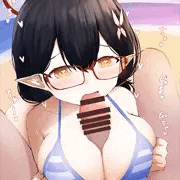 水着アヤネパイズリ