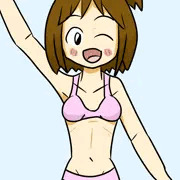 落書きオリキャラ絵。