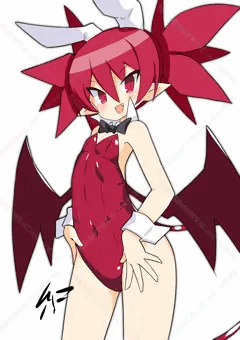 エトナさんバニー、巫女