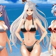 水着と日焼けとおっぱい