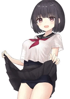 残念水着でしたー♡
