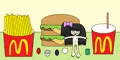 宝石とハンバーガー