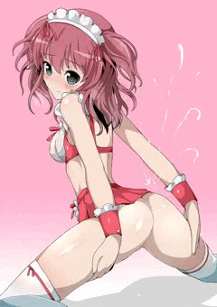 メイド水着のちゃちゃのん