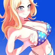 【ガルパン】ケイさんと星条旗ビキニ