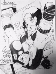 ビーデルさん落描き
