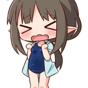 スク水モブロリエルフちゃん