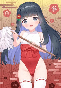 ハイレグ巫女さん