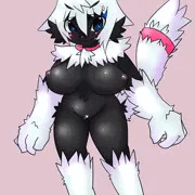 黒わんこちゃん（ふたなり）
