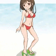 夏・海・ビキニ　