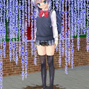 下校中お漏らししちゃった女の子