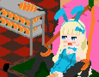 金髪バニーガール