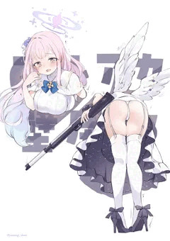 ブルアカ壁尻部　ミカ