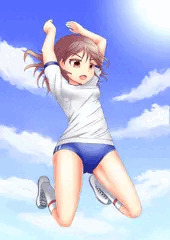 体操服の子