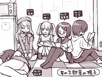 構想『少女けんがく倶楽部』の女の子部屋