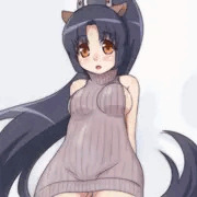 このセーター少し寒いのでございます…