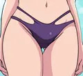 水着で歩いてくるムジナ