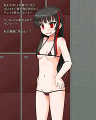 美樹(3rd)でマイクロビキニ、おまけの水着剥ぎデスマッチ差分