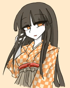 看板娘の和服っ子
