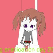 薬物乱用が無いか尿検査を受ける少女