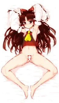 半裸霊夢