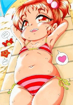 女児にはビキニ