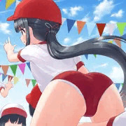 ブルマで騎馬戦するうちの子
