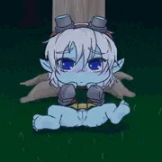 トリスちゃんと森の中で