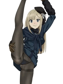 兄上にI字バランスを披露するライネス