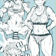 翌日キャプテンが女体化してたので筆おろし頼んでみたら全員面倒見てくれた話とプラス