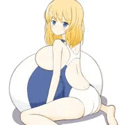 超乳競泳水着