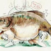鯉の形したち●ぽ扱き穴付き孕み袋