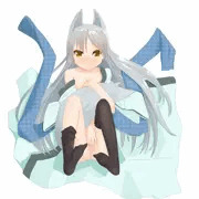 銀髪幼弧