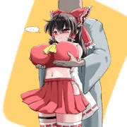 霊夢さんを支える
