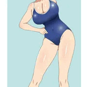 及川雫　スクール水着