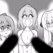 見せ槍水着娘