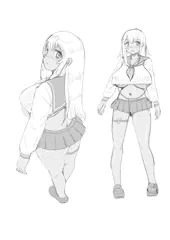 露出制服の褐色JK