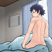 服も着らんと寝てしもうたね