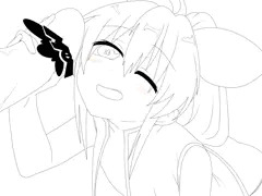 ニジエたん線画