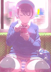 対面パンチラ